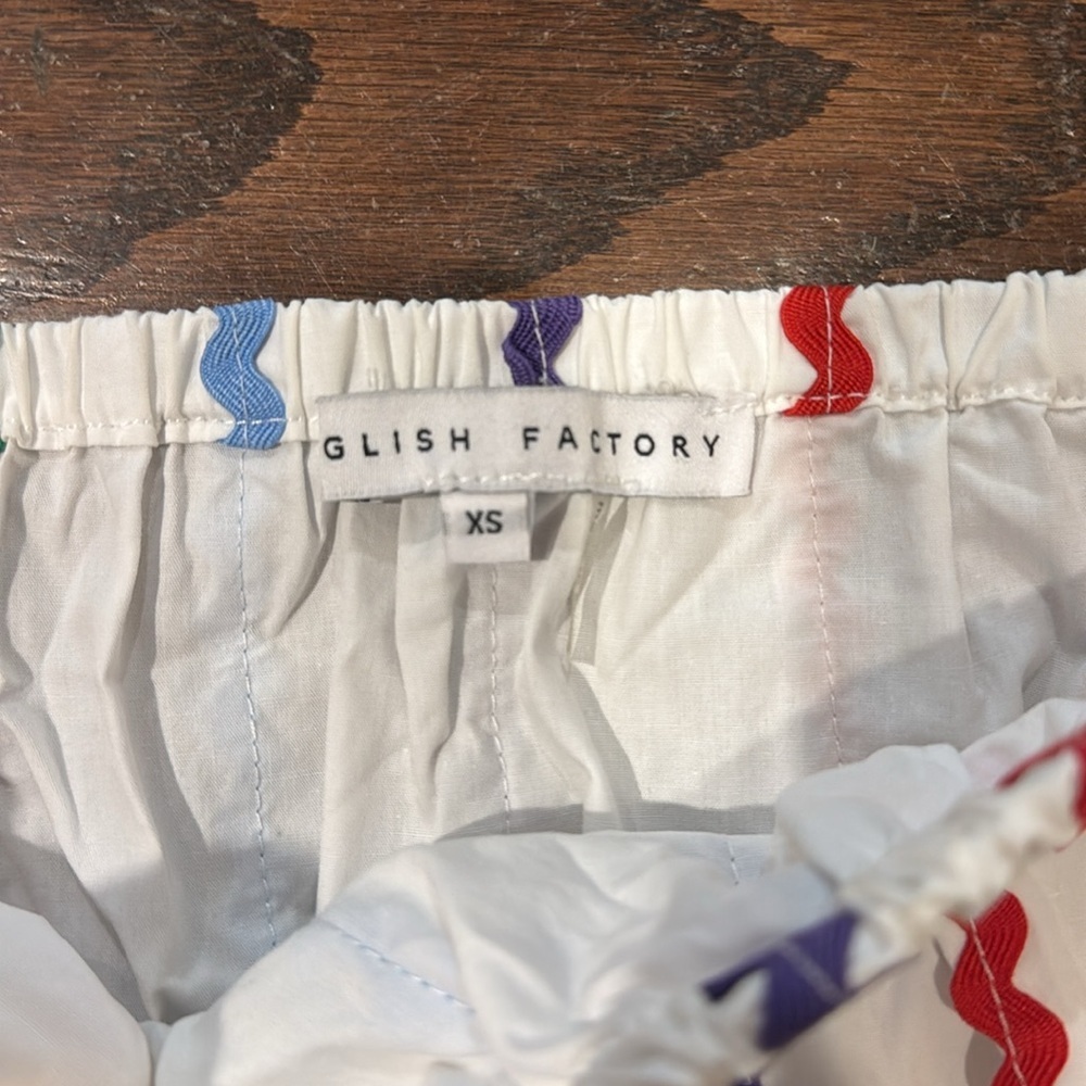 English Factory ric rac smocked top, XS - Picture 3 of 6